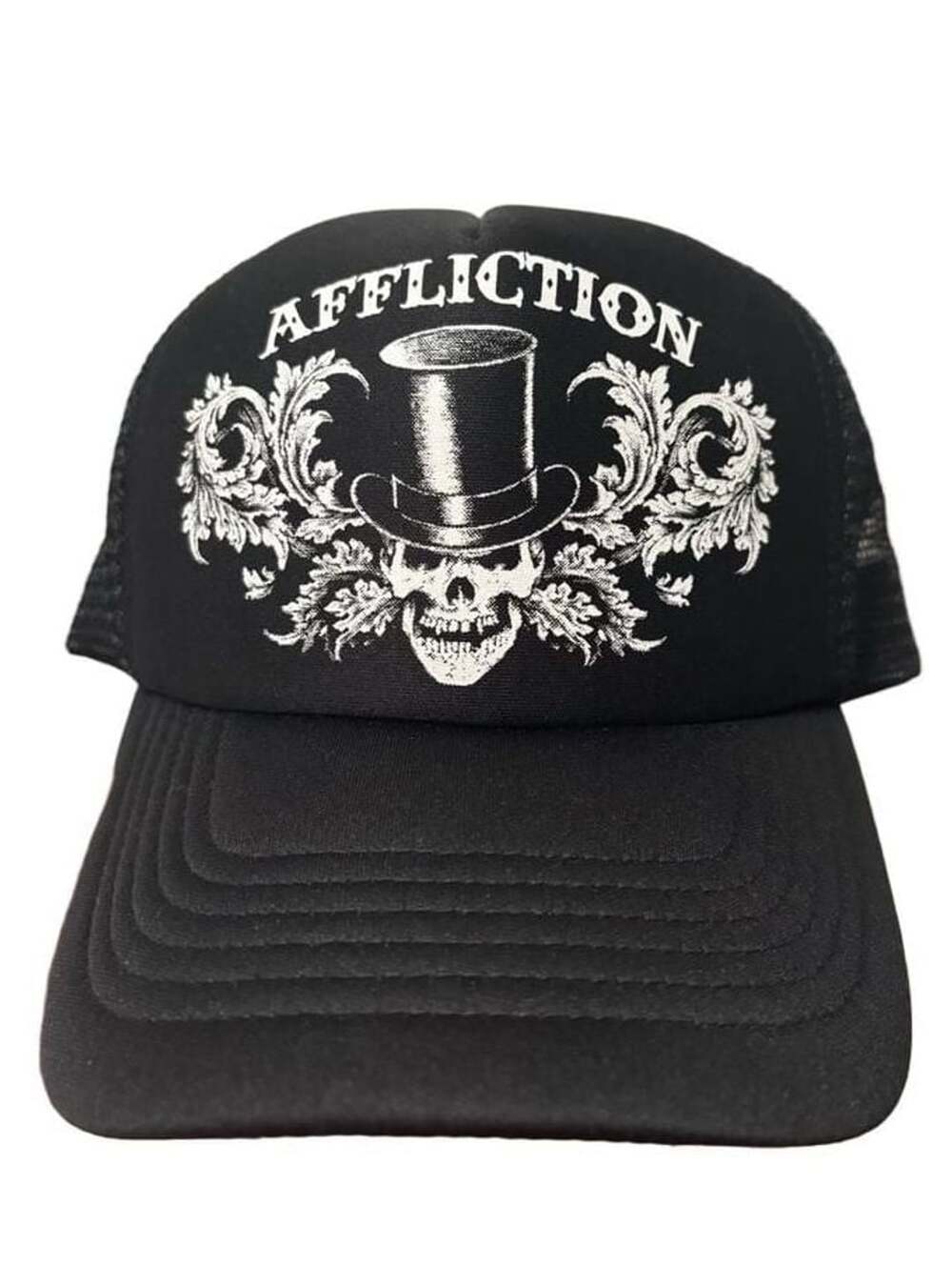 Affliction Skull Trucker Hat Mesh Snapback. New/Unworn w/o tags.